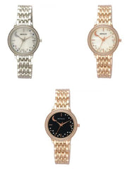 Henley Ladies Fashion Crescent Moon Metal Bracelet watch H07316 Available Multiple Colour
