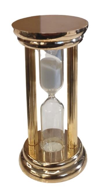 Miniature Clock Gold Plated Mini Sand Timer Solid Brass IMP804G