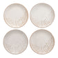 Hestia Set of 4 Debossed Fern Side Plates 17cm