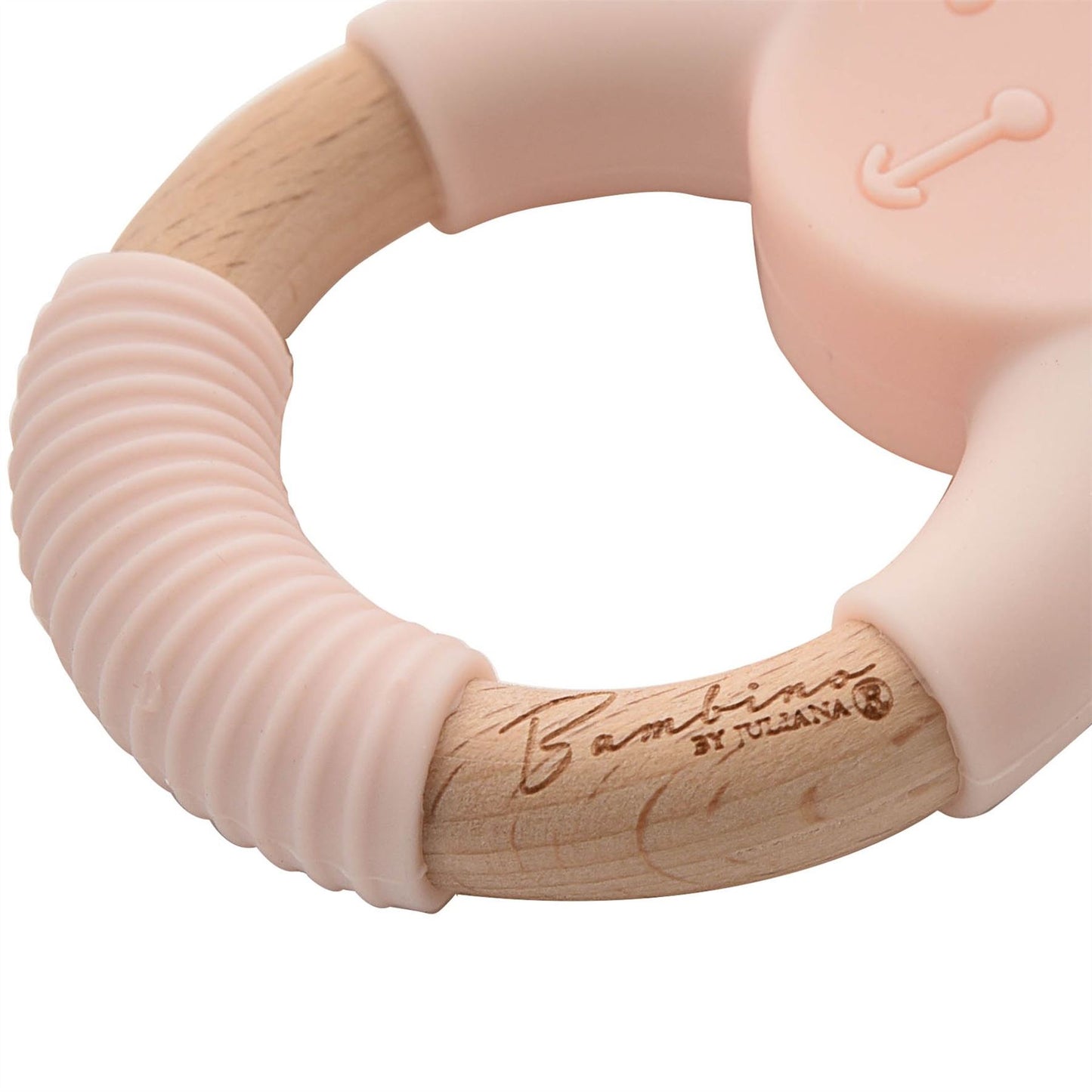 Bambino Teddy Teether Pink