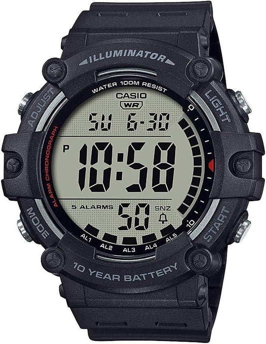Casio Mens Chronograph Digital Watch AE-1500WH-1AVDF