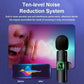 K9 Wireless Microphone Mini Plug and Play Noise Canceling 2.4GHz