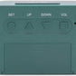 Acctim Kyle Digital Alarm Clock, LCD Digital Display with White Backlight, Snooze Function, Volume Control (Lagoon Green)