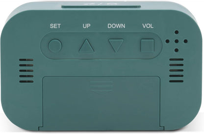 Acctim Kyle Digital Alarm Clock, LCD Digital Display with White Backlight, Snooze & Volume Control Available Multiple Colour