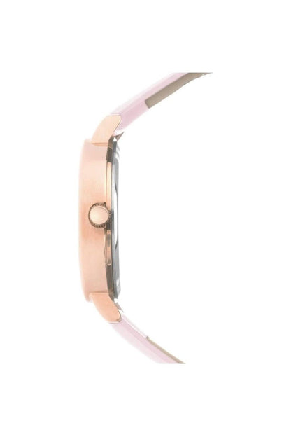 Sekonda Ladies Pink Bling Dial Leather Watch 2650