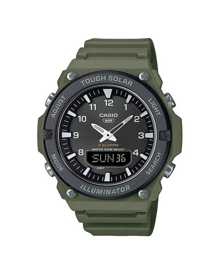 Casio Mens Solar-powered Dual Time Watch
