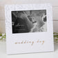 Amore Paperwrap Photo Frame Wedding Day 6" x 4"