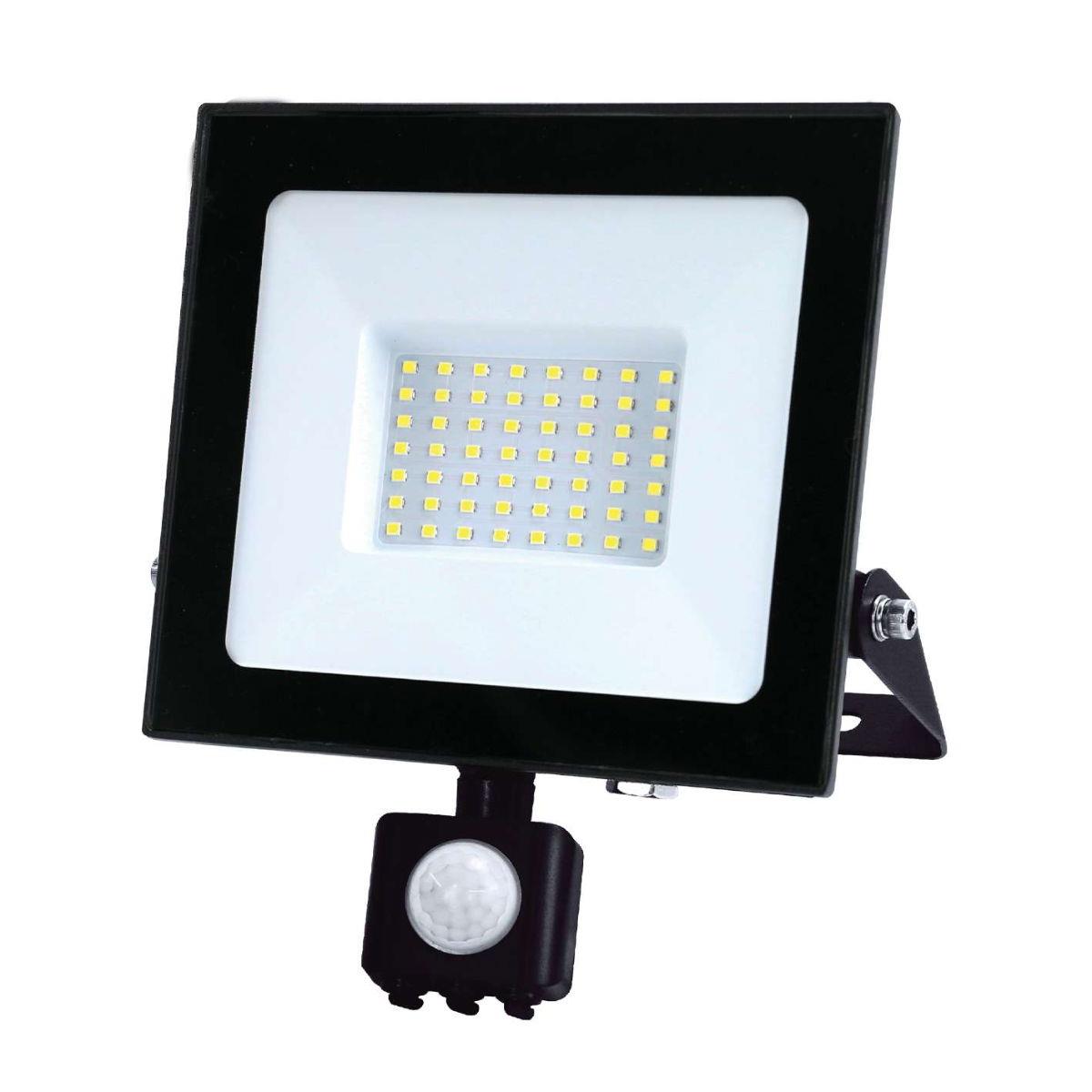 Eveready 50W IP44 LED PIR Floodlight - 5,000 Lumen - 4,000K (Cool White)