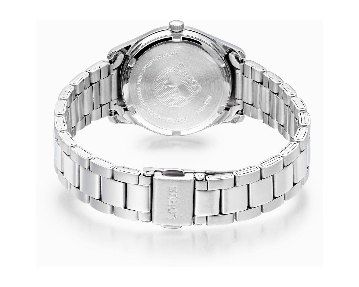 Lorus Ladies Fashion Green Sunray Dial Stainless Steel Bracelet Watch