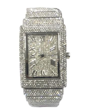 NY London Mens Bling Fashion Dated Rectangle Gold Dial Gold Bracelet Watch Available Multi Color