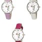 Ravel Ladies Hummingbird Leather Strap Watch - RF010 Available Multiple Colour