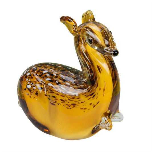 Objets dArt Glass Figurine - Deer