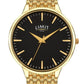 Limit Mens 38mm Gold Watch with "Special Dad" Engraved Caseback Model 5686