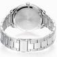 Lorus Mens  Basic Fashion Date Mint Green Sunray Dial Silver Plated Stainless Steel Bracelet Watch RH931RX9