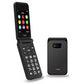 TTfone TT760 Flip 4G Big Button Mobile Phone for the Elderly with Emergency Assistance Button Black/Red