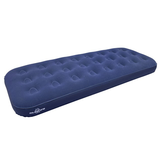 Milestone Single Flocked Airbed (Carton of 6)