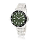 Henley Mens Fashion Round Case Dial with Black Top Ring Silver Plated Bracelet Watch H04002 Available Multiple Colors