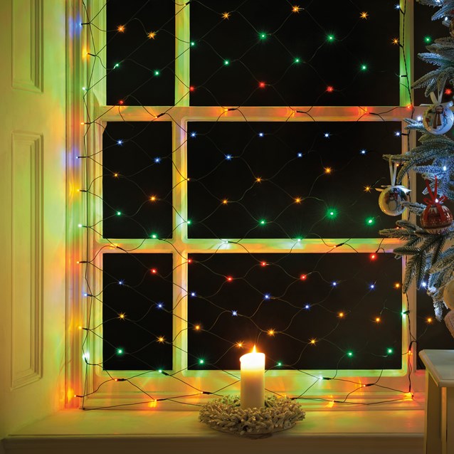 Christmas Workshop 150 LED Net Chaser Light - Multi-Coloured (Carton of 12)