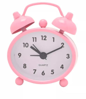 Widdop Hometime Mini Travel Alarm Clock H 70, W 55, D 20mm Available Multiple Colour