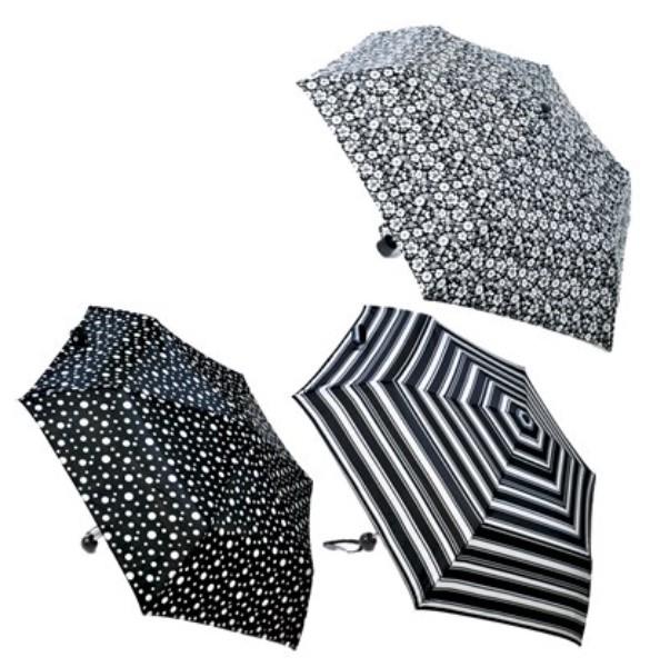 Drizzles Super Mini Assorted Spot Stripe & Floral Umbrella (BOX OF 12) UU0276