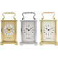 Widdop Roman Number Carriage  Metal Clock Available Multiple Colour