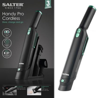 Salter Handy Pro Cordless Handheld Vacuum Cleaner
