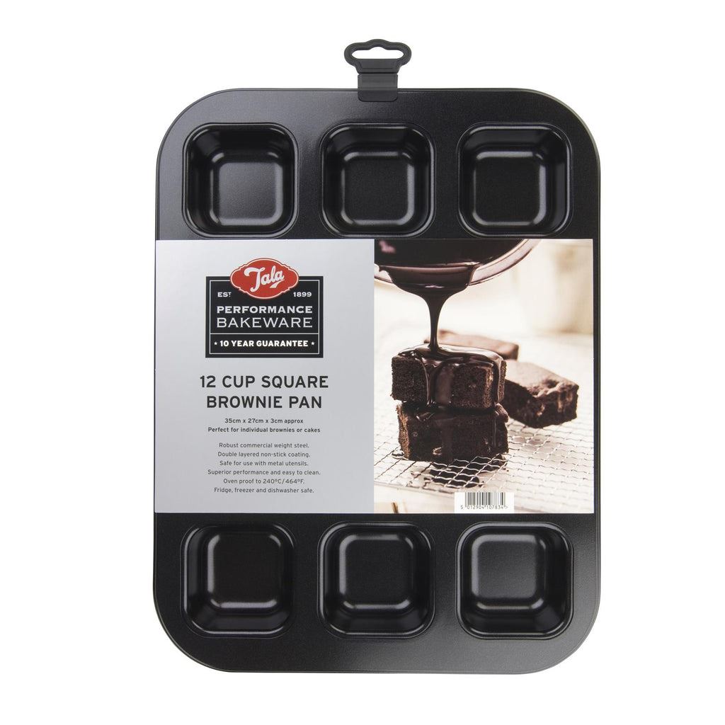 b'Tala Performance 12 Cup Square Brownie Pan' (Carton of 6)