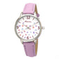 Ravel Ladies Hearts Leather Strap Watch - RF012 Available Multiple Colour