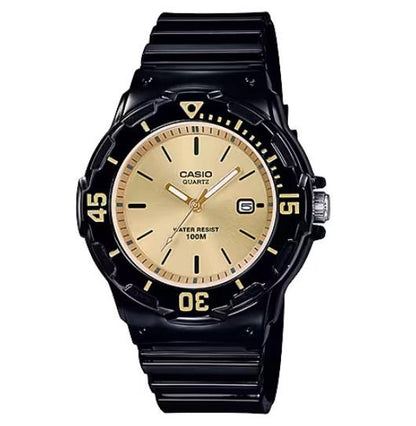 Casio Ladies Sports Dated Quartz Analogue Resin Rubber Strap Watch - LRW-200H Available Multiple Colour