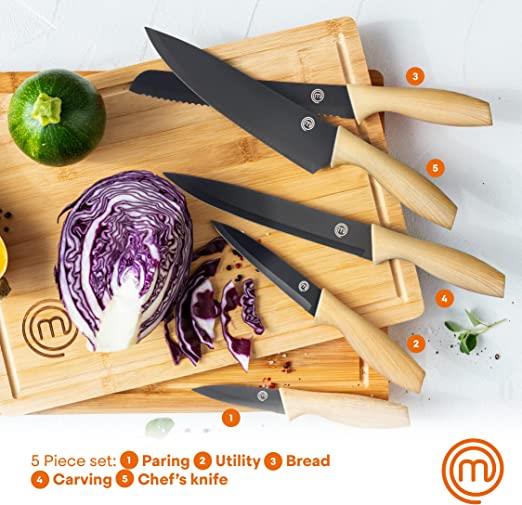 Master chef knife deals set