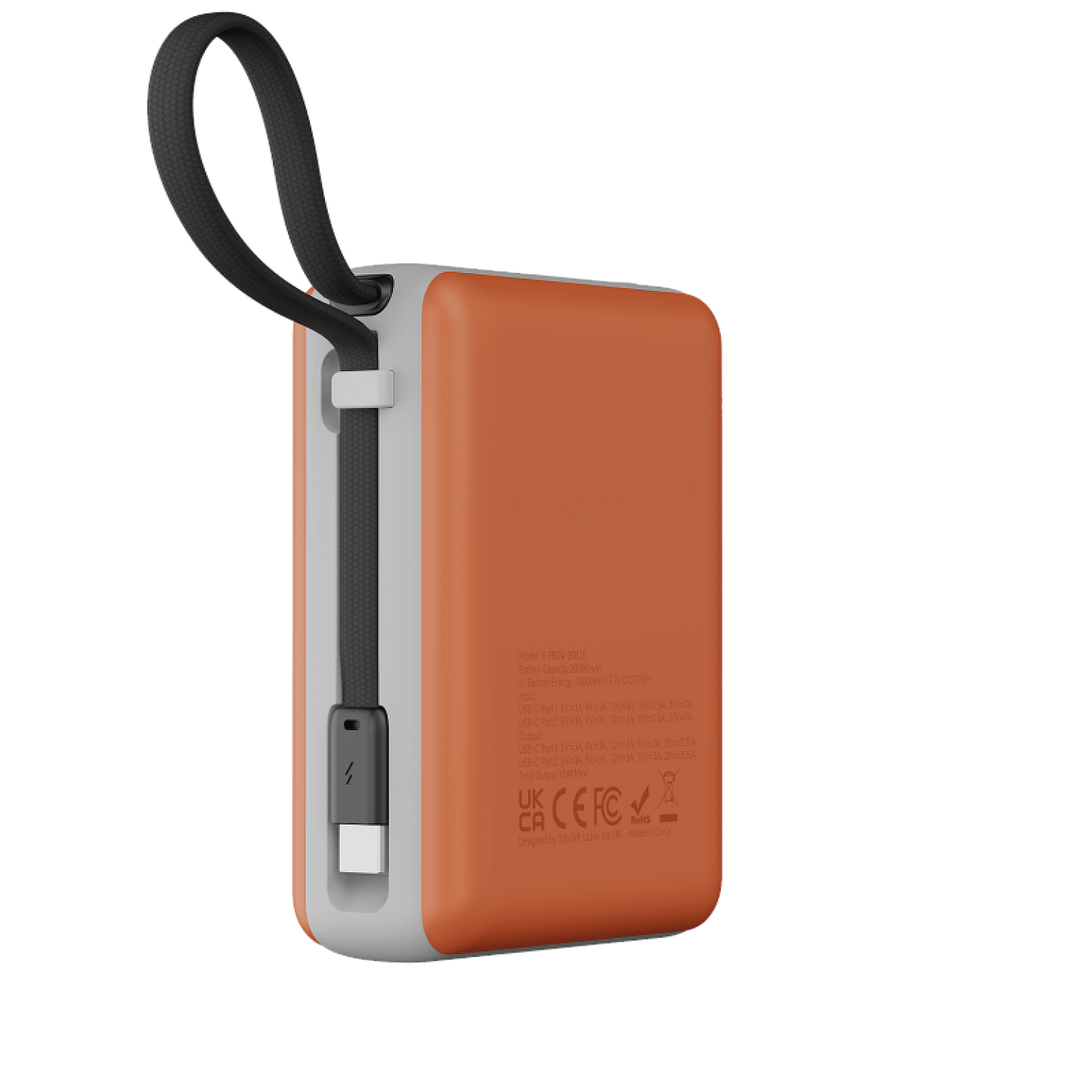 Power Bank PB74 With Detachable Cable 65W 20K