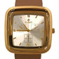 Clasico Mens Ladies Water Resistant Square Dial Rubber Strap Watch Available Multiple Colour