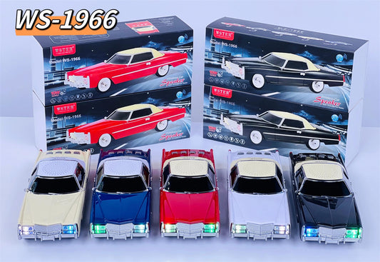 WSTER Wireless Bluetooth Car Speaker with TF/USF/FM WS-1996