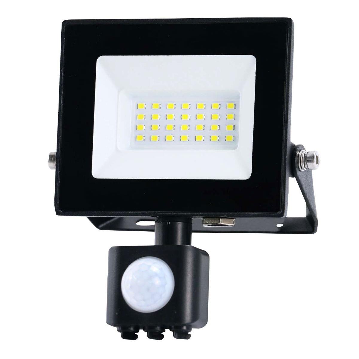 Eveready 20W IP44 LED PIR Floodlight - 1,600 Lumen - 4,000K (Cool White)