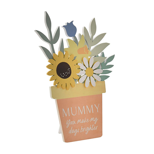 The Cottage Garden Flower Pot Plaque "Mummy"