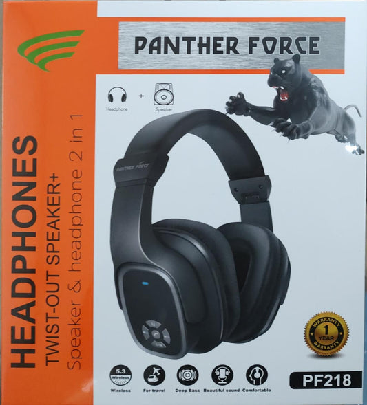 Panther Force Wireless Bluetooth Headphone + Twistout Speaker PF218