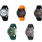 Henley Mens Sports Decorative mini eye dials Silicone Watch H02226 Available Multiple Colour