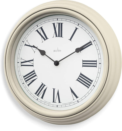 Acctim Devonshire Traditional 28cm Quartz Wall Clock Available Multiple Colour