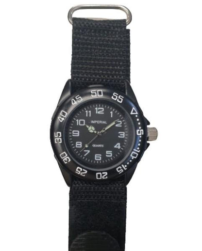 Imperial Mens Children Girls & Boys Big Dial with Velcro Strap Easy Fasten Watch IMP430 Available Multiple Colour CLEARANCE NEEDS RE-BATTERY