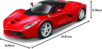 Maisto 39129 1:24 Scale Building Kit LaFerrari Model Car (Red/Black)