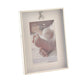 Bambino Thin Silver Plated Border Frame Teddy Icon 4" x 6"