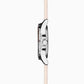Sekonda Ladies  Balearic Silver Alloy Case & Peach Rubber Strap with Peach Dial Watch 40568
