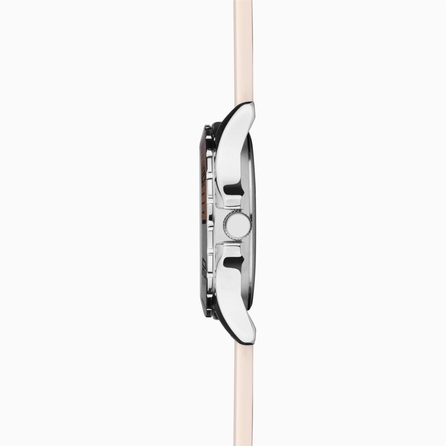Sekonda Ladies  Balearic Silver Alloy Case & Peach Rubber Strap with Peach Dial Watch 40568