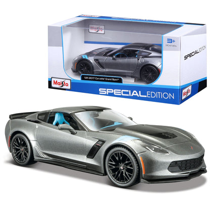 1:24 Chevrolet Corvette Grande Sport 2017  - Diecast Model car Collectables