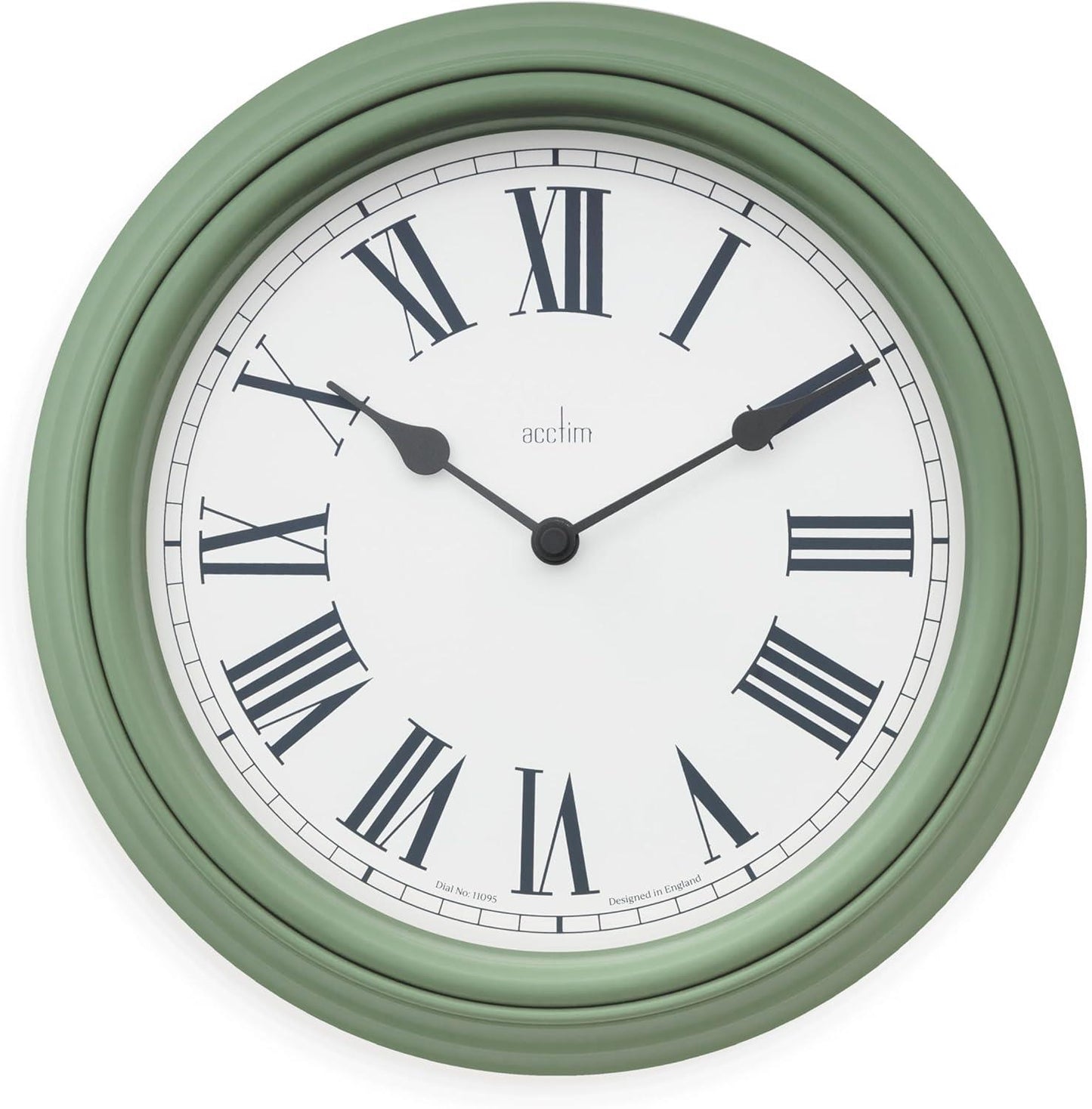 Acctim Devonshire Traditional 28cm Quartz Wall Clock Available Multiple Colour