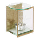 Hestia Gold Glass Wax Melt/Oil Burner - Home Sweet Home