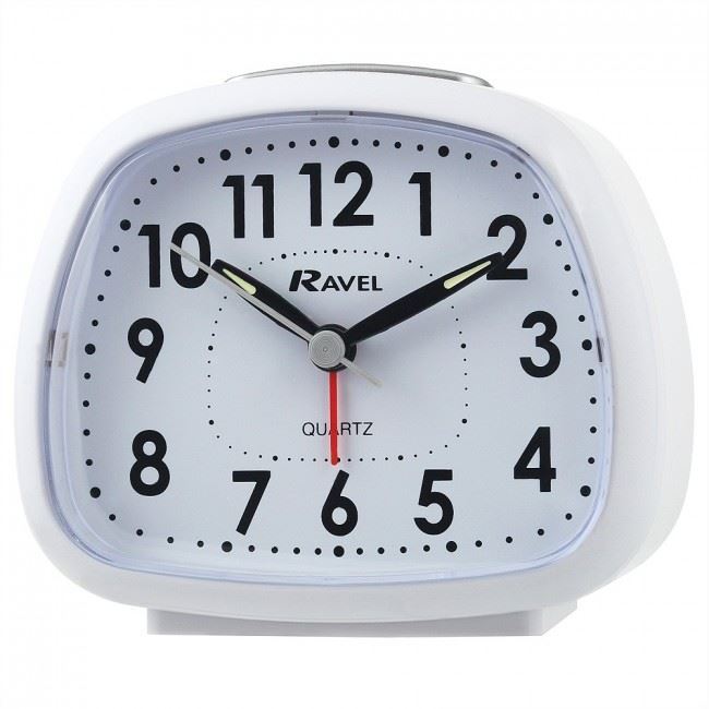 Ravel Silent Sweep, Crescendo and Light features Alarm Clock RC028 Available Multiple Colour