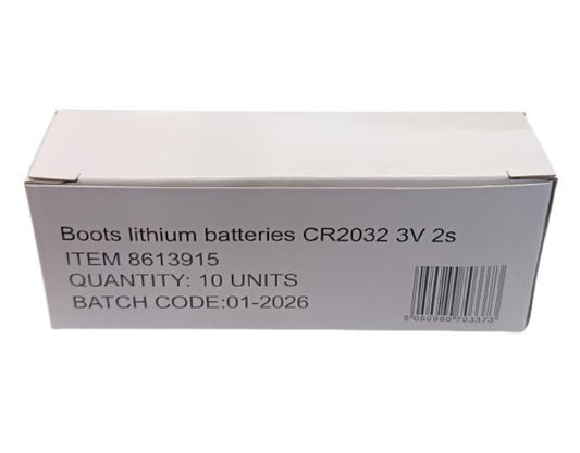 Boots Lithium 3V 10pk Watch Battery B-CR2032-10PK