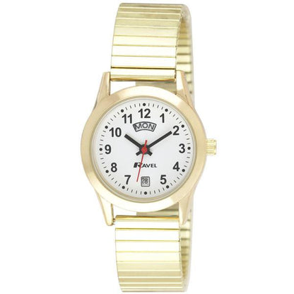 Ravel Ladies Day/Date Expanding Bracelet Strap Watch R0706.2EX Available Multiple Colour