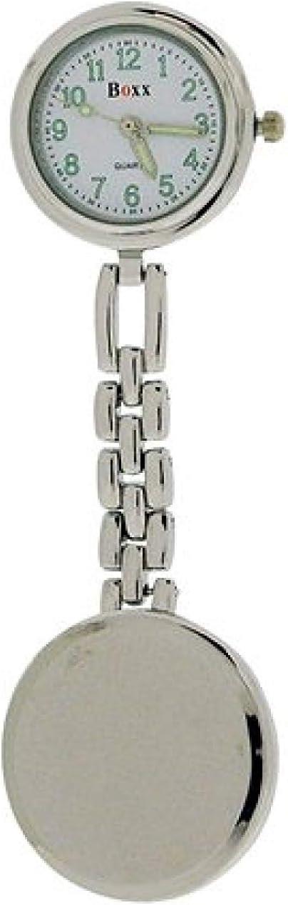 Boxx Unisex Analogue Dial Links Chain Nurses Fob Watch F046 Available Multiple Colour